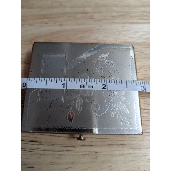 Dorset 5th Avenue Silver and gold tone w/ pads etched flowers engrave space 2x3 - Picture 15 of 15